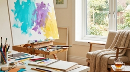 Artist's Muse highlight background